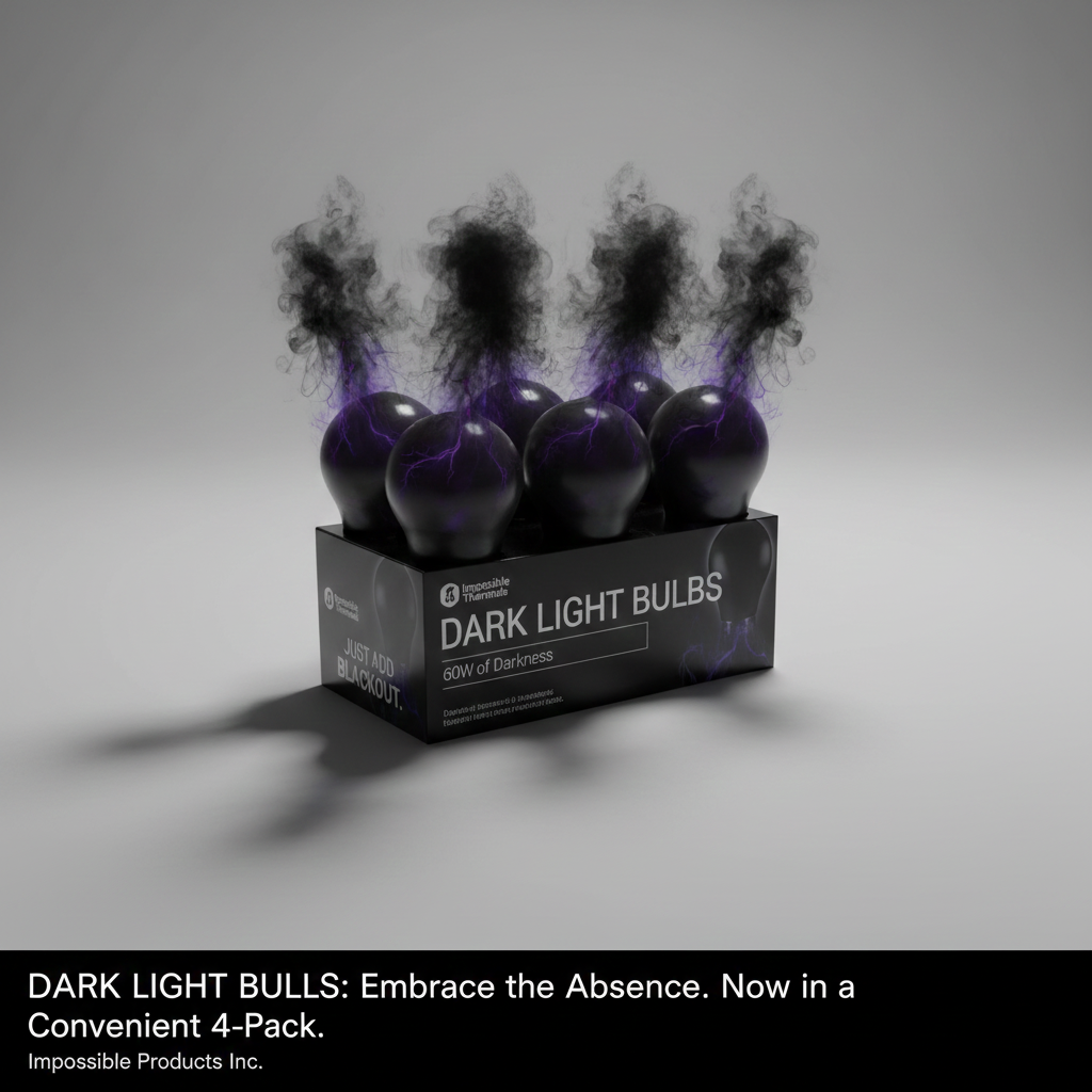 Dark Light Bulbs (4-pack)